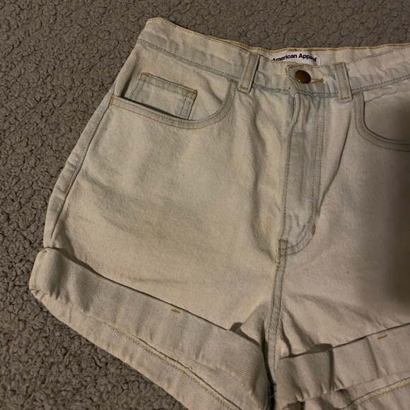 American Apparel Vintage Style Denim Shorts - Picture 4 of 4